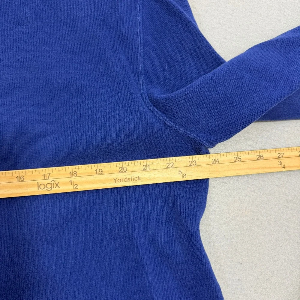 Vintage Polo Ralph Lauren Quarter Zip Mens Extra Large Blue Preppy 90s Pony Logo